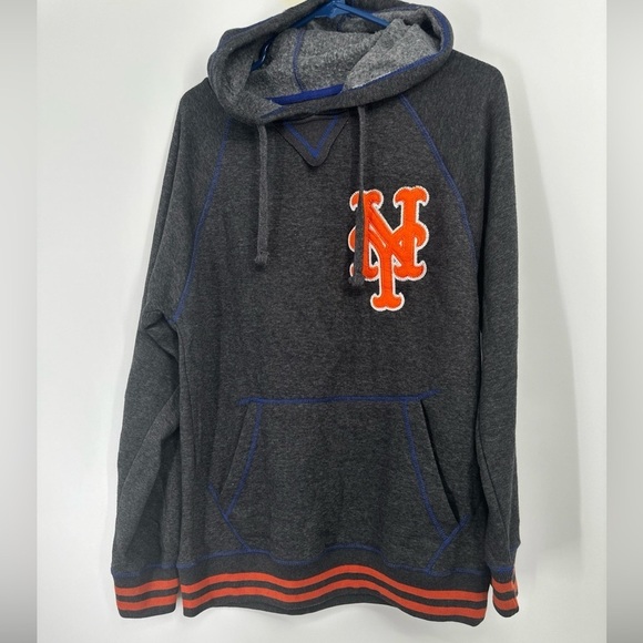 NEW YORK Mets HOODIE PULLOVER STITCHES SWEATSHIRT Small